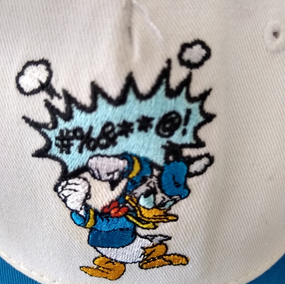Disney Donald Duck Adult Women's Ball Cap/ Adjustable Strap Cloth in Back .. - Picture 8 of 9